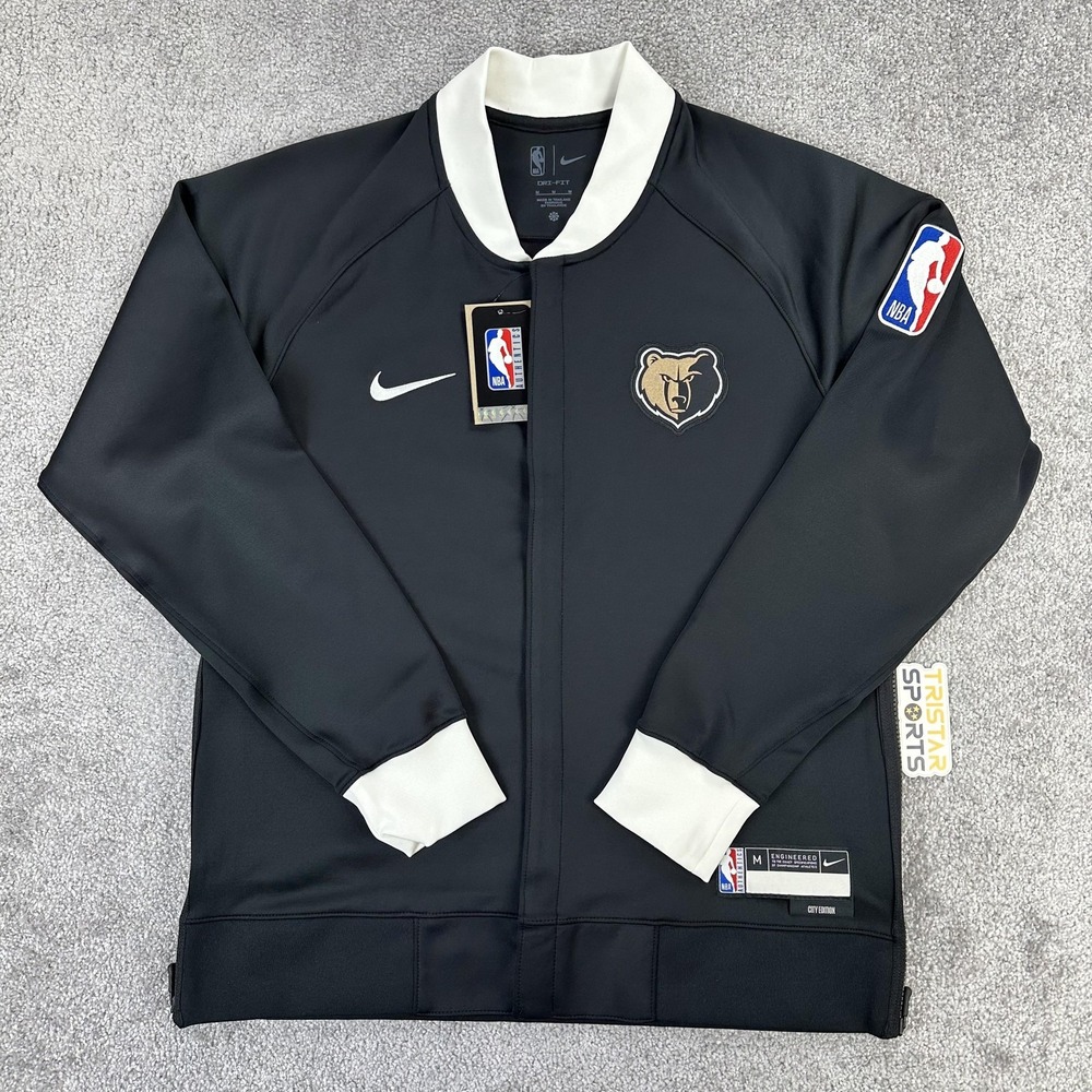 Memphis Grizzlies Jacket Mens Medium Black NBA Basketball Nike City Edition